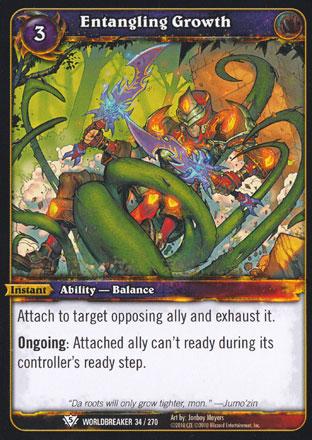 World of Warcraft TCG | Entangling Growth - Worldbreaker 34/270 | The Nerd Merchant