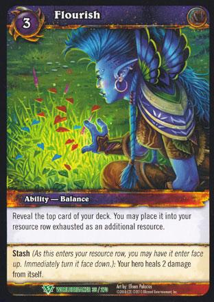 World of Warcraft TCG | Flourish - Worldbreaker 36/270 | The Nerd Merchant