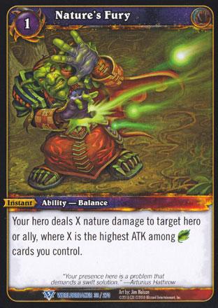 World of Warcraft TCG | Nature's Fury - Worldbreaker 38/270 | The Nerd Merchant