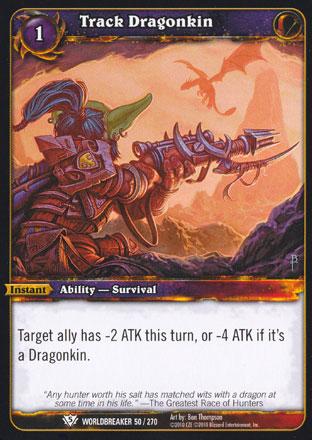 World of Warcraft TCG | Track Dragonkin - Worldbreaker 50/270 | The Nerd Merchant