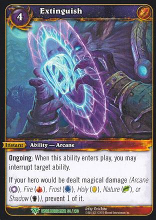 World of Warcraft TCG | Extinguish - Worldbreaker 54/270 | The Nerd Merchant