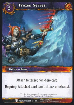 World of Warcraft TCG | Frozen Nerves - Worldbreaker 58/270 | The Nerd Merchant