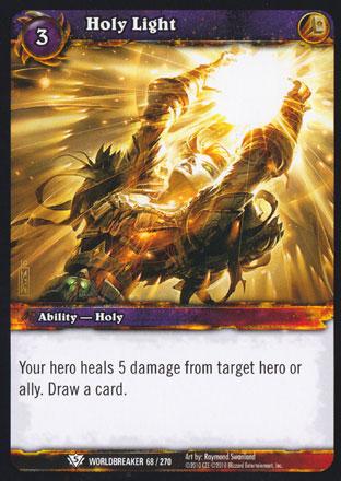 World of Warcraft TCG | Holy Light - Worldbreaker 68/270 | The Nerd Merchant