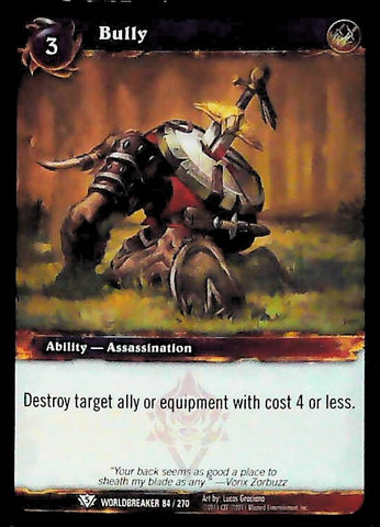 World of Warcraft TCG | Bully (Foil) - Promo Cards | The Nerd Merchant