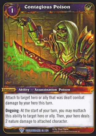 World of Warcraft TCG | Contagious Poison - Worldbreaker 85/270 | The Nerd Merchant