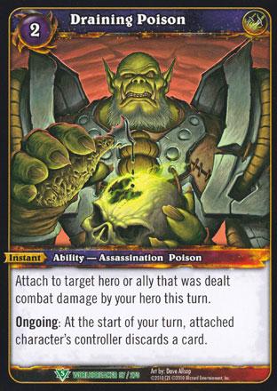 World of Warcraft TCG | Draining Poison - Worldbreaker 87/270 | The Nerd Merchant