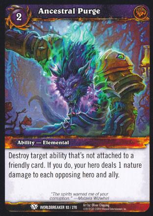 World of Warcraft TCG | Ancestral Purge - Worldbreaker 93/270 | The Nerd Merchant