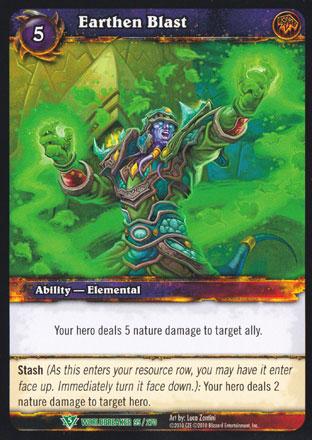 World of Warcraft TCG | Earthen Blast - Worldbreaker 95/270 | The Nerd Merchant