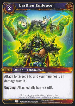 World of Warcraft TCG | Earthen Embrace - Worldbreaker 96/270 | The Nerd Merchant