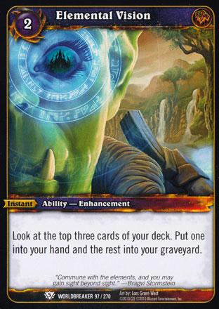 World of Warcraft TCG | Elemental Vision - Worldbreaker 97/270 | The Nerd Merchant