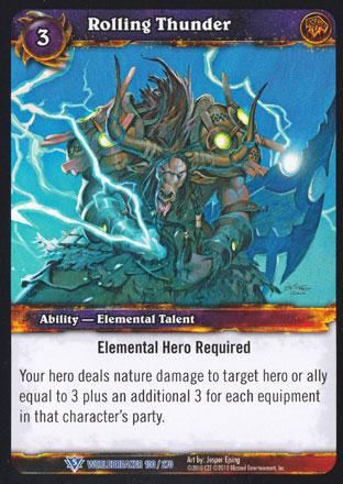 World of Warcraft TCG | Rolling Thunder - Worldbreaker 100/270 | The Nerd Merchant