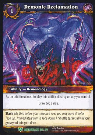 World of Warcraft TCG | Demonic Reclamation - Worldbreaker 103/270 | The Nerd Merchant