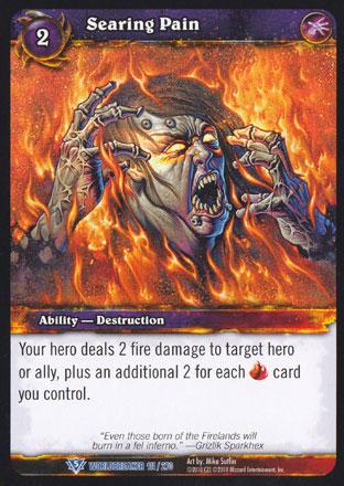 World of Warcraft TCG | Searing Pain - Worldbreaker 111/270 | The Nerd Merchant