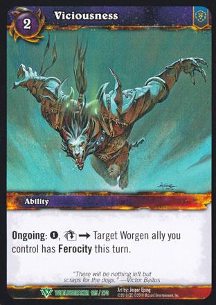 World of Warcraft TCG | Viciousness - Worldbreaker 125/270 | The Nerd Merchant