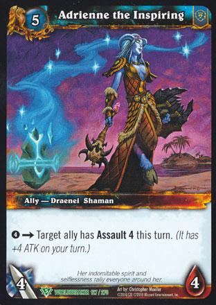 World of Warcraft TCG | Adrienne the Inspiring - Worldbreaker 127/270 | The Nerd Merchant