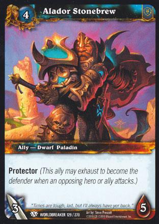 World of Warcraft TCG | Alador Stonebrew - Worldbreaker 129/270 | The Nerd Merchant