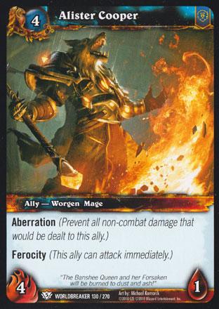 World of Warcraft TCG | Alister Cooper - Worldbreaker 130/270 | The Nerd Merchant