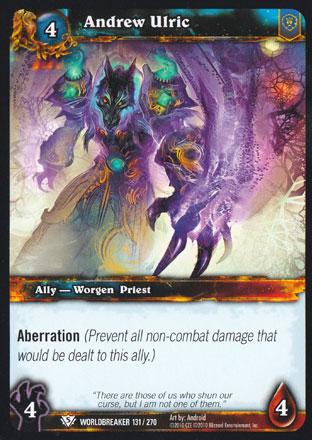 World of Warcraft TCG | Andrew Ulric - Worldbreaker 131/270 | The Nerd Merchant