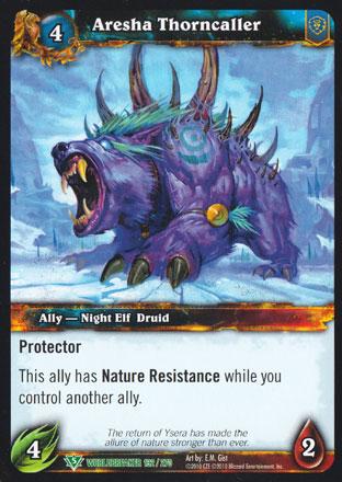 World of Warcraft TCG | Aresha Thorncaller - Worldbreaker 132/270 | The Nerd Merchant