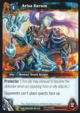 World of Warcraft TCG | Arisa Sarum - Worldbreaker 133/270 | The Nerd Merchant