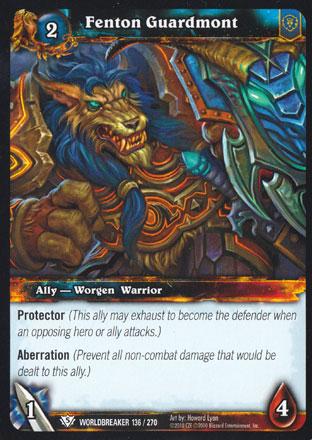 World of Warcraft TCG | Fenton Guardmont - Worldbreaker 136/270 | The Nerd Merchant