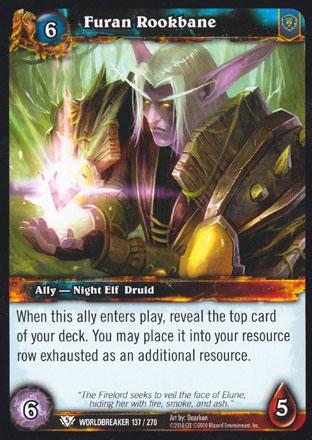 World of Warcraft TCG | Furan Rookbane - Worldbreaker 137/270 | The Nerd Merchant