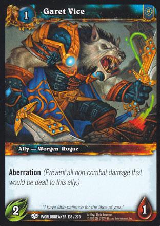 World of Warcraft TCG | Garet Vice - Worldbreaker 138/270 | The Nerd Merchant
