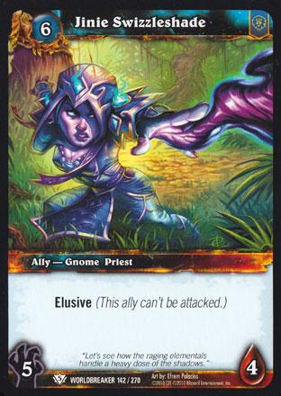 World of Warcraft TCG | Jinie Swizzleshade - Worldbreaker 142/270 | The Nerd Merchant