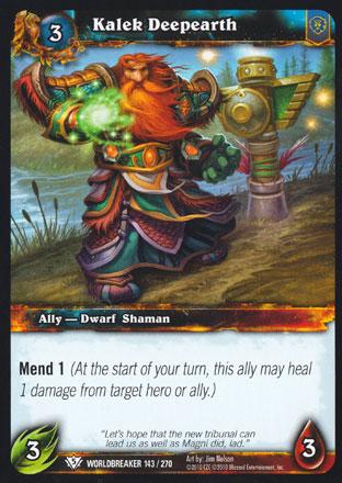 World of Warcraft TCG | Kalek Deepearth - Worldbreaker 143/270 | The Nerd Merchant