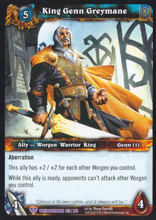 World of Warcraft TCG | King Genn Greymane - Worldbreaker 145/270 | The Nerd Merchant