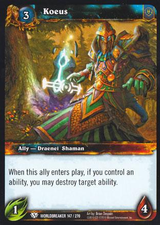 World of Warcraft TCG | Koeus - Worldbreaker 147/270 | The Nerd Merchant