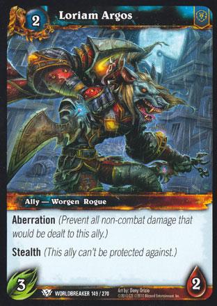 World of Warcraft TCG | Loriam Argos - Worldbreaker 149/270 | The Nerd Merchant