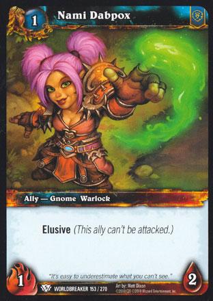 World of Warcraft TCG | Nami Dabpox - Worldbreaker 153/270 | The Nerd Merchant