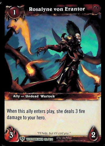 World of Warcraft TCG | Rosalyne von Erantor (Foil) - Worldbreaker 188/270 | The Nerd Merchant