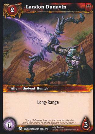 World of Warcraft TCG | Landon Dunavin - Worldbreaker 182/270 | The Nerd Merchant