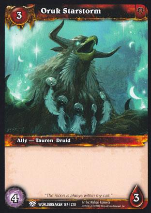World of Warcraft TCG | Oruk Starstorm - Worldbreaker 187/270 | The Nerd Merchant