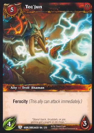 World of Warcraft TCG | Toz'jun - Worldbreaker 194/270 | The Nerd Merchant