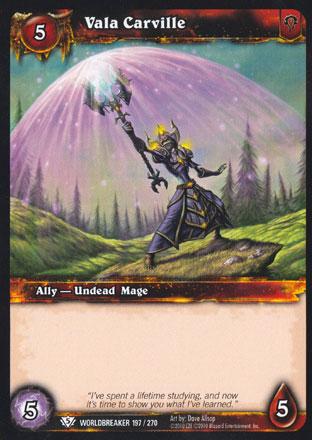 World of Warcraft TCG | Vala Carville - Worldbreaker 197/270 | The Nerd Merchant