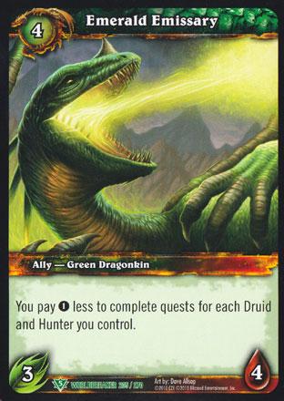 World of Warcraft TCG | Emerald Emissary - Worldbreaker 205/270 | The Nerd Merchant