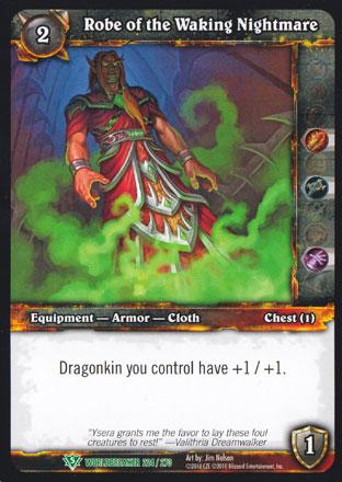 World of Warcraft TCG | Robe of the Waking Nightmare - Worldbreaker 224/270 | The Nerd Merchant