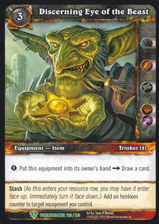 World of Warcraft TCG | Discerning Eye of the Beast - Worldbreaker 229/270 | The Nerd Merchant