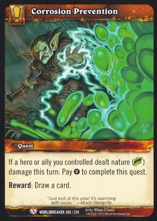 World of Warcraft TCG | Corrosion Prevention - Worldbreaker 255/270 | The Nerd Merchant