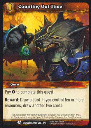 World of Warcraft TCG | Counting Out Time - Worldbreaker 256/270 | The Nerd Merchant