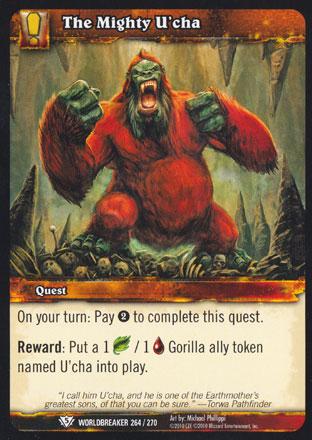 World of Warcraft TCG | The Mighty U'cha - Worldbreaker 264/270 | The Nerd Merchant