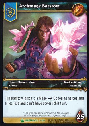 World of Warcraft TCG | Archmage Barstow - Wrathgate 1/220 | The Nerd Merchant