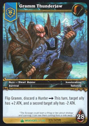 World of Warcraft TCG | Gramm Thunderjaw - Wrathgate 5/220 | The Nerd Merchant