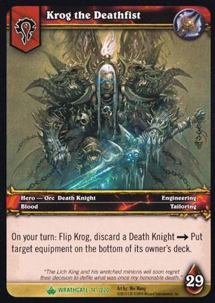 World of Warcraft TCG | Krog the Deathfist - Wrathgate 14/220 | The Nerd Merchant