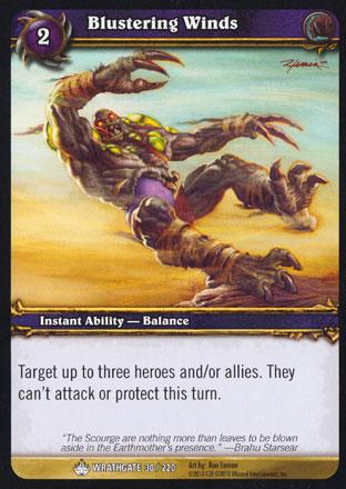 World of Warcraft TCG | Blustering Winds - Wrathgate 30/220 | The Nerd Merchant