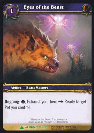 World of Warcraft TCG | Eyes of the Beast - Wrathgate 39/220 | The Nerd Merchant