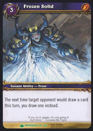World of Warcraft TCG | Frozen Solid - Wrathgate 46/220 | The Nerd Merchant